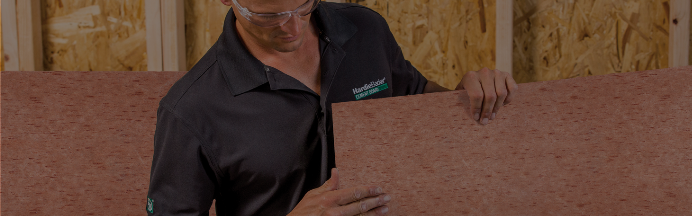 Cut time. Not quality. <br />Discover the new Hardie<sup class='registered'>®</sup> Backer Board with HydroDefense<sup class='registered'>®</sup> Technology.